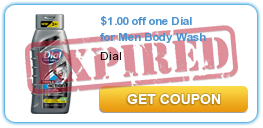 $1.00 off one Dial for Men Body Wash