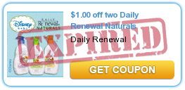 $1.00 off two Daily Renewal Naturals