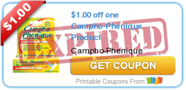 $1.00 off one Campho-Phenique Product