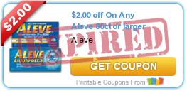 $2.00 off On Any Aleve 80ct or larger