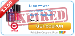 $3.00 off With purchase of two Revlon nail color