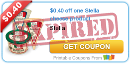 $0.40 off one Stella cheese product