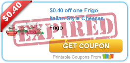 $0.40 off one Frigo Italian Style Cheeses