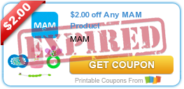 $2.00 off Any MAM Product