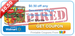 $0.50 off any Seasoned Veg or Harvest Selects