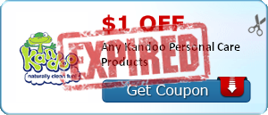 $1.00 off Any Kandoo Personal Care Products