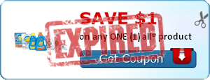 SAVE $1.00 on any ONE (1) all® product