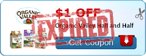 $1.00 off Organic Valley Half and Half