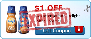 $1.00 off Two International Delight Coffee Creamer