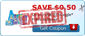 SAVE $0.50 On any ONE (1) Snuggle® Fabric Softener