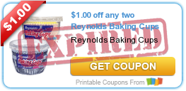 $1.00 off any two Reynolds Baking Cups