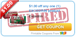 $1.00 off any one (1) EXCEDRIN product