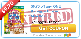 $0.70 off any ONE Kellogg's Frosted Mini-Wheats