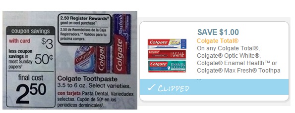 Free Colgate Toothpaste With Coupon (Money Maker) at Walgreens - The Clever Couple