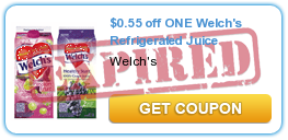 $0.55 off ONE Welch's Refrigerated Juice