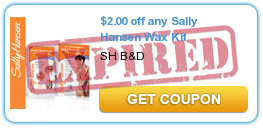 $2.00 off any Sally Hansen Wax Kit