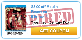 $3.00 off Moulin Rouge on Blu-ray™