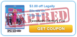 $3.00 off Legally Blonde on Blu-ray™