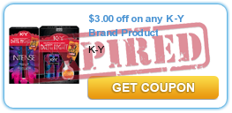 $3.00 off on any K-Y Brand Product