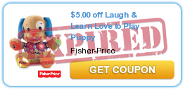 $5.00 off Laugh & Learn Love to Play Puppy