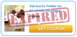 Starbucks Petites for $1.00 with purchase