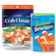 SAVE 50¢ on one package of Crab Classic. Lobster Classic or Seafood Snackers