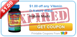 $1.00 off any Vitamin D Nature Made