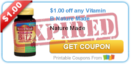 $1.00 off any Vitamin B Nature Made