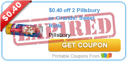 $0.40 off 2 Pillsbury or Grands! Sweet Rolls