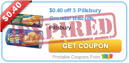 $0.40 off 3 Pillsbury Grands! Biscuits