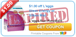 $1.00 off L'eggs Sheer Energy or Silken Mist