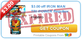 $3.00 off IRON MAN TRI-POWER Repulsor