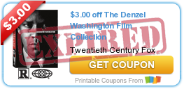 $3.00 off The Denzel Washington Film Collection