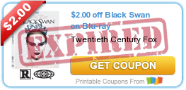 $2.00 off Black Swan on Blu-ray