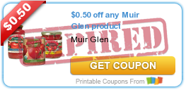 $0.50 off any Muir Glen product