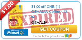 $1.00 off ONE (1) GEVALIA Coffee - 12 oz