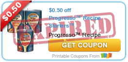 $0.50 off Progresso™ Recipe Starters™