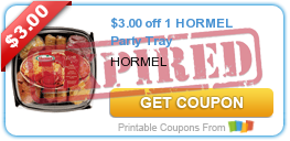 $3.00 off 1 HORMEL Party Tray