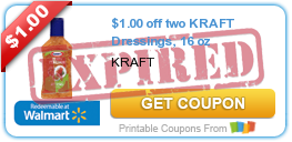 $1.00 off two KRAFT Dressings, 16 oz