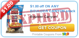 $1.00 off ON ANY BOULDER CANYON snack