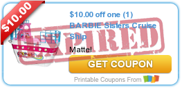 $10.00 off one (1) BARBIE Sisters Cruise Ship