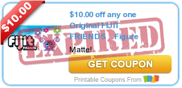 $10.00 off any one Original FIJIT FRIENDS Figure