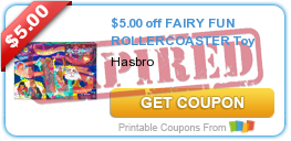 $5.00 off FAIRY FUN ROLLERCOASTER Toy