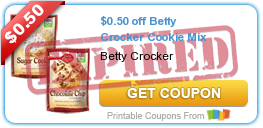 $0.50 off Betty Crocker Cookie Mix