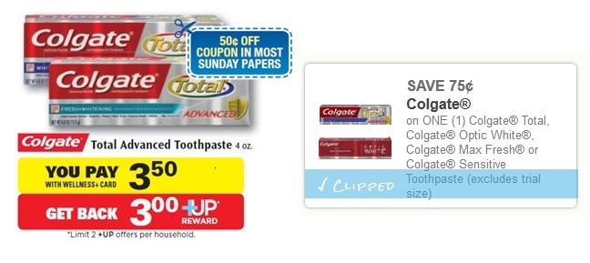 Free toothpaste at Rite Aid with coupon