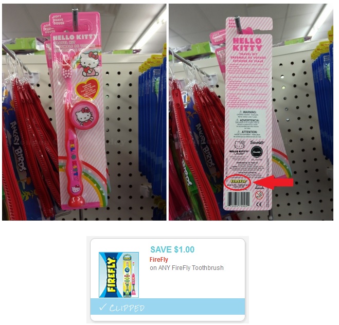 free hello kitty toothbrush with coupon