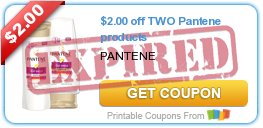 $2.00 off TWO Pantene products