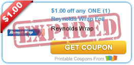 $1.00 off any ONE (1) Reynolds Wrap Foil