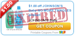 $1.00 off JOHNSON'S Baby NO MORE TANGLES product coupon