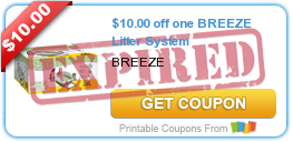 $10.00 off one BREEZE Litter System